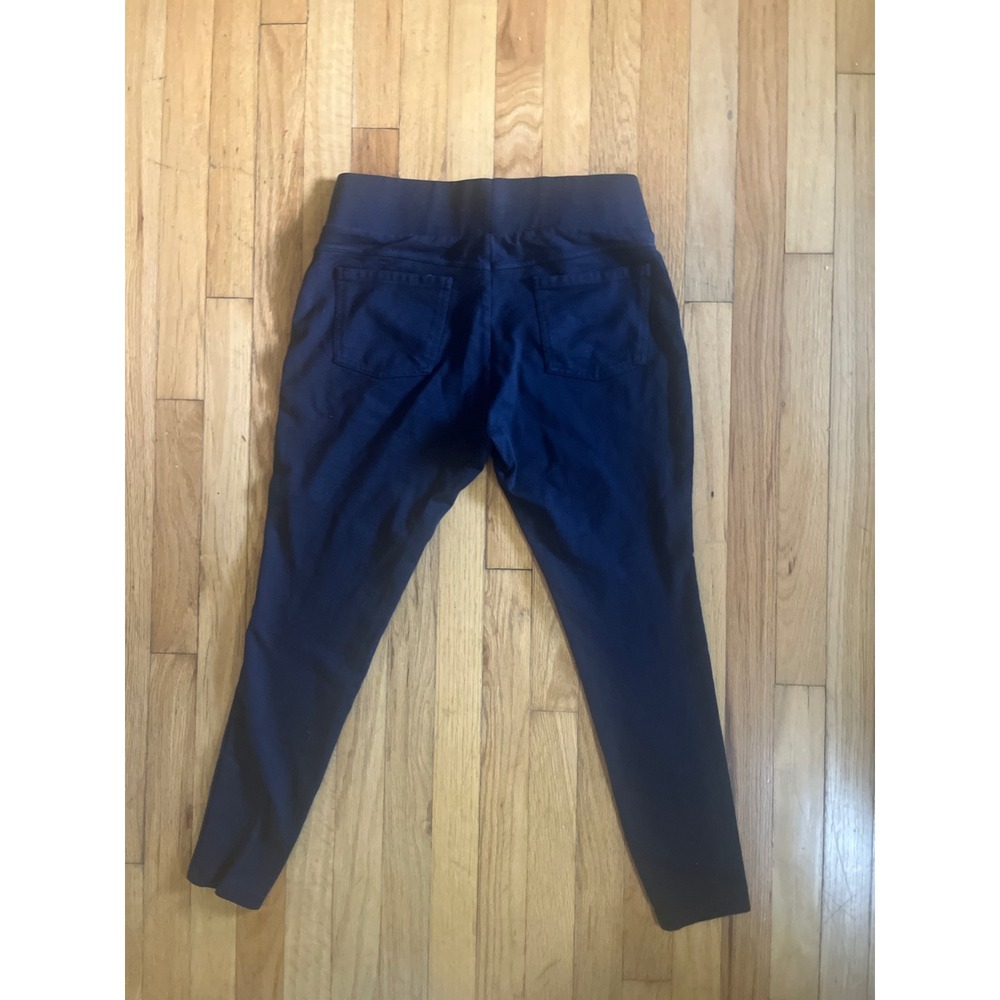 Matty M Womens Navy Blue High Rise Pull On Leggings Pants Size Large - Picture 3 of 4